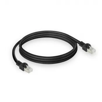 ACT zwart 7 meter S/FTP CAT7 PUR flex-patchkabel rastnasenvrij met RJ45-stekkers (CAT6A-conform)