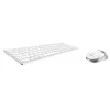 Rapoo 9750M toetsenbord muis inbegrepen draadloos Bluetooth QWERTZ Duits wit