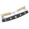 Westmark Pro 13262260 pizzasnijder, roestvrij staal, hout, zilver/bruin