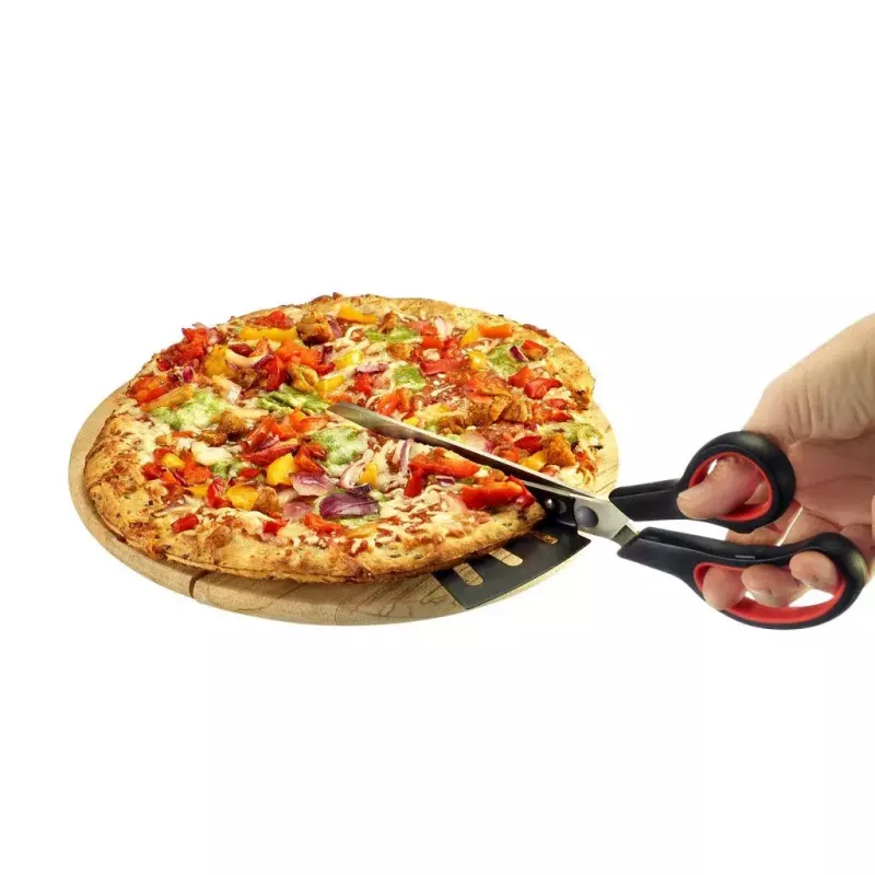 Pizzasnijder Westmark Antonio roestvrij staal zwart rood 77 mm
