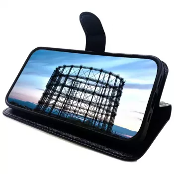 Folio Case JT BERLIN Schöneberg voor iPhone 14 15,5 cm zwart
