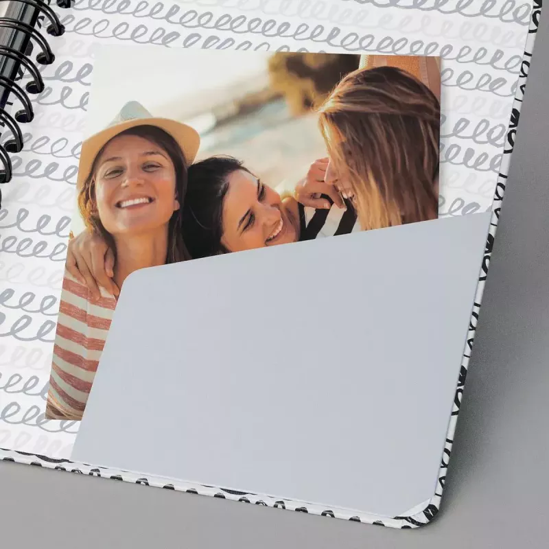 Notitieboek Sigel Jolie JN623 A5 120 vel zwart mint wit