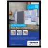 Lijst voor borden Franken AR15102 A3 zwart 470x10x650mm 2 stuks
