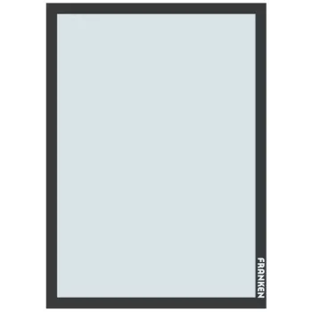 Lijst voor borden Franken AR15102 A3 zwart 470x10x650mm 2 stuks