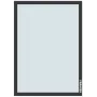 Lijst voor borden Franken AR15102 A3 zwart 470x10x650mm 2 stuks