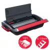 GBC CombBind® CB15 handmatige bindmachine, kam-bindmachine, handmatig, 165 vel, zwart, rood