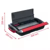 GBC CombBind® CB15 handmatige bindmachine, kam-bindmachine, handmatig, 165 vel, zwart, rood
