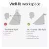 Opsteekbare laptop-LED-lichtbalk ACT AC8050, dimbaar, USB-gevoed