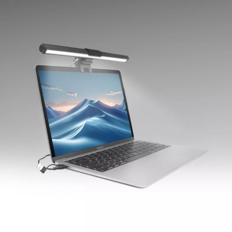 Opsteekbare laptop-LED-lichtbalk ACT AC8050, dimbaar, USB-gevoed