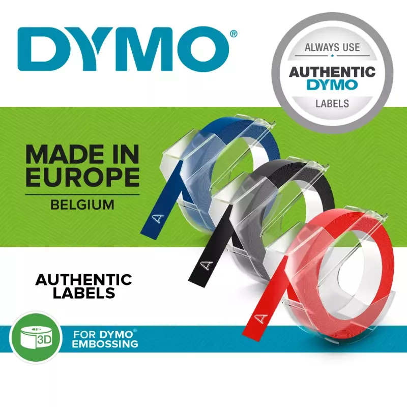 DYMO 3D-etikettenband etikettenmaakband