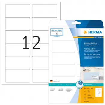 Inkjet-adresetiketten HERMA 8842