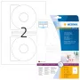 CD-labels HERMA A4 Ø 116 mm wit papier mat dekkend 50 stuks