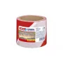 Afzetband TESA 58137 rood wit 100m