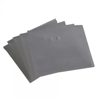 Rexel Ice Popper Wallet liggend A4 transparant (5), A4, transparant, 1 mm, 335 mm, 235 mm, 5 stuks