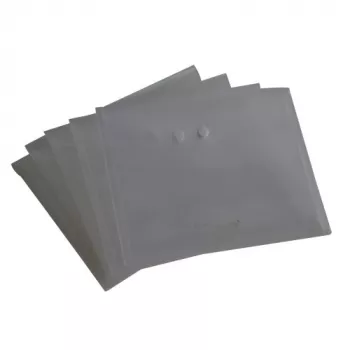 Rexel Ice Popper Wallet liggend A4 transparant (5), A4, transparant, 1 mm, 335 mm, 235 mm, 5 stuks