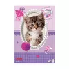 Herlitz Pretty Pets schilderblok A4, 75 vellen, 70 g/m2, diverse designs, verpakking van 5