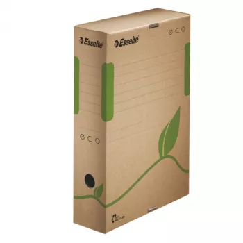 Esselte archiefdoos Eco FSC® 80 mm, bruin, groen, A4, 120 g, 80 x 327 x 233 mm