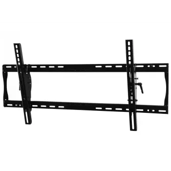 Tv-vloerstandaard Peerless PT660 voor schermen tot 90 inch (2,29 m), ondersteunt tot 91 kg, VESA tot 800x400, kantelbaar -5° tot 15°, zwart