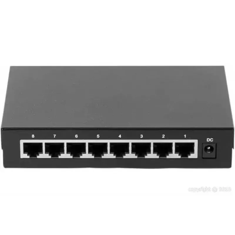 Unmanaged switch Dexlan 891008 8 poorten Gigabit Ethernet zwart