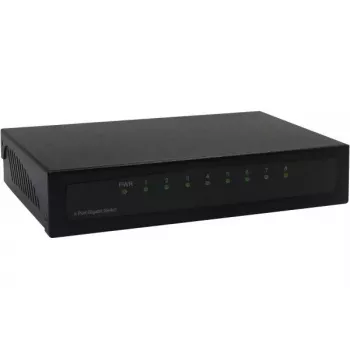 Unmanaged switch Dexlan 891008 8 poorten Gigabit Ethernet zwart