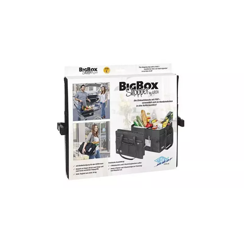 Boodschappenmand Wedo BigBox Shopper zwart