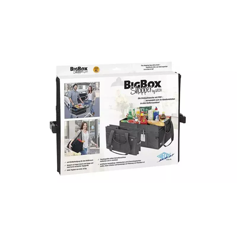 WEDO BigBox Shopper XL boodschappentas, zwart