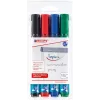 Marker Edding 380 bulletpunt zwart blauw groen rood
