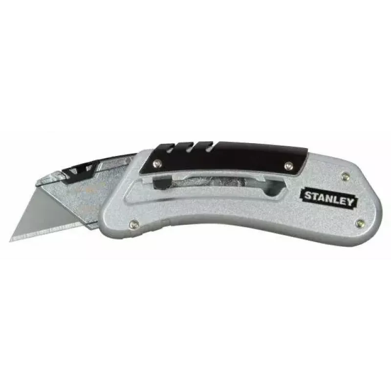 Cuttermes Stanley 0-10-810 zwart metallic met afbreekmes