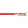 Patchkabel ACT CAT5E U/UTP Litze rood 100 m
