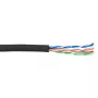 Patchkabel ACT CAT5E U/UTP Litze zwart 100m