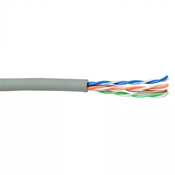 Patchkabel ACT CAT5E U/UTP Litze grijs 100m