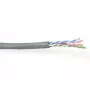 Patchkabel ACT CAT6 U/UTP Litze grijs 100m