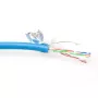 Patchkabel ACT CAT5E F/UTP LSZH Litze blauw 100m