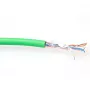 CAT5E F/UTP LSZH soepele patchkabel ACT FP770H groen 100 m