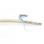 ACT CAT5E F/UTP LSZH soepele patchkabel ivoor 100 m
