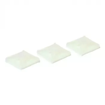 ACT Kabelbinderhouder zelfklevend, maximale breedte 5,50 mm, transparant, nylon, 100 stuks