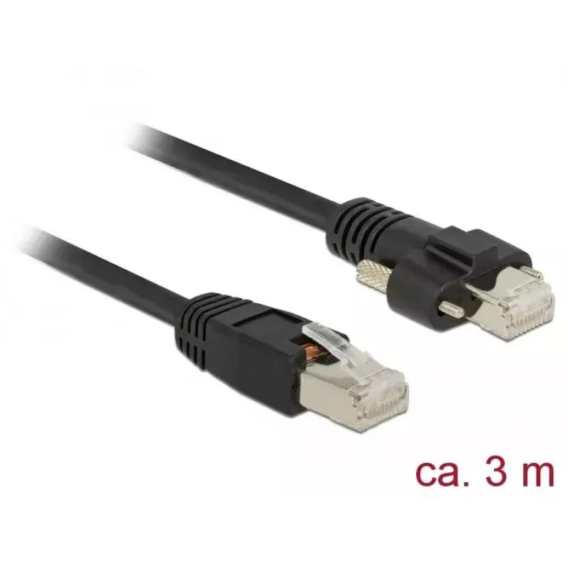 Netwerkkabel DeLOCK 85669 RJ-45 Cat6 3 m zwart