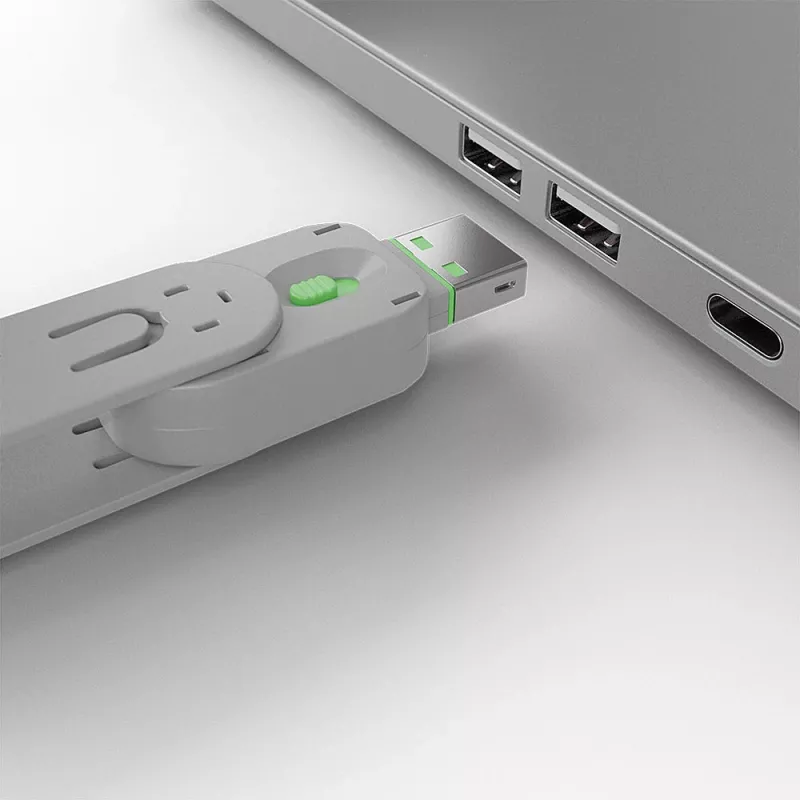 Lindy USB Type-A poortblokkeersleutel, groen