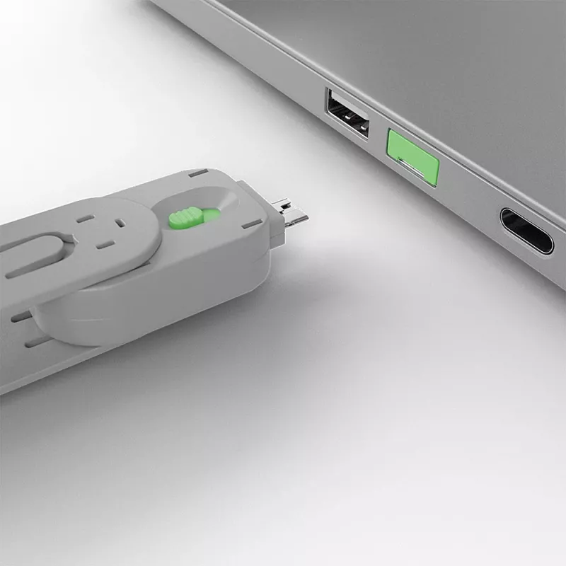 Lindy USB Type-A poortblokkeersleutel, groen