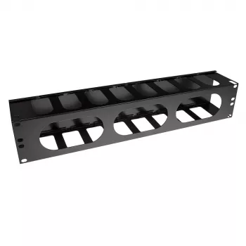 ACT DUCT kabelmanagementpaneel met afdekking 2U