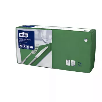 Servetten Tork 150 Soft groen 150 stuks