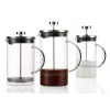 French press Ritzenhoff & Breker Rio 0,8 L zwart zilver transparant