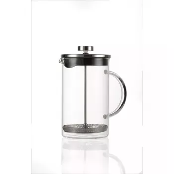 French press Ritzenhoff & Breker Rio 0,8 L zwart zilver transparant