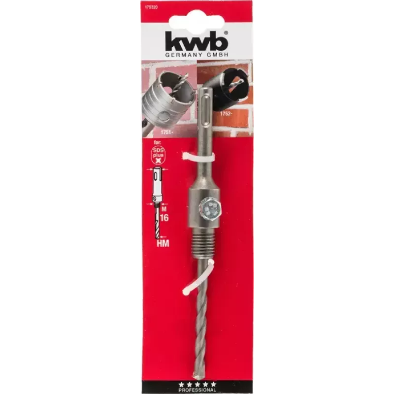 Boor KWB 175320 SDS Plus zilver 1 stuk