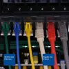 ACT groen 3 meter LSZH U/FTP CAT6A datacenter slimline patchkabel met RJ45-stekkers