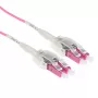ACT 7 meter Multimode 50/125 OM4 Polarity Twist glasvezelkabel met LC-stekkers