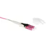 ACT RL8412 multimode OM4 glasvezelkabel, LC, 12 m, LSZH, paars