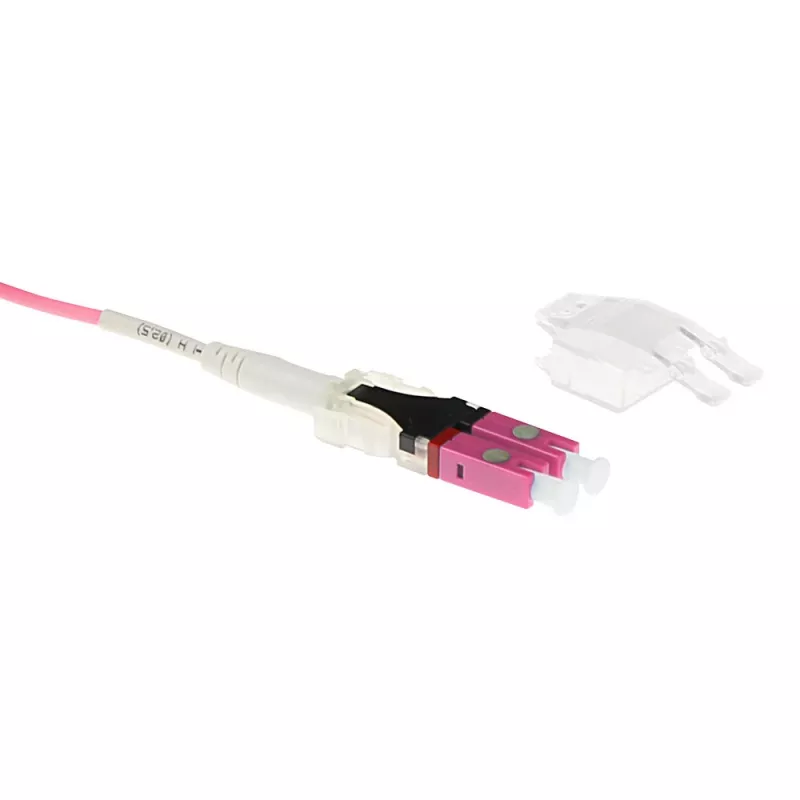 ACT RL8412 multimode OM4 glasvezelkabel, LC, 12 m, LSZH, paars