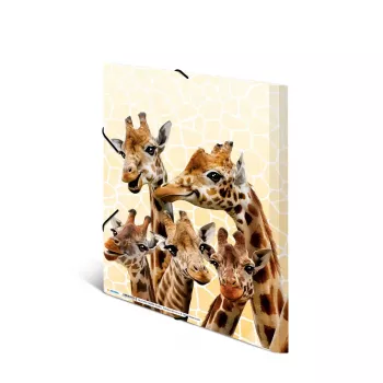 Documentenmap HERMA Giraffe Friends polypropyleen (PP) meerkleurig A4