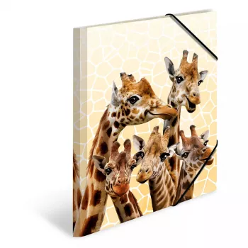 Documentenmap HERMA Giraffe Friends polypropyleen (PP) meerkleurig A4